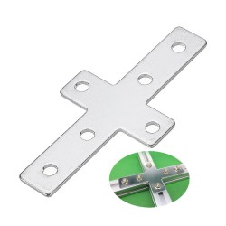 2020/3030/4040 Industrial Aluminum Extrusions Cross Connector Carbon Steel Nickel Plating 2020/3030/4040 Industrial Aluminum Extrusions Cross Connector Carbon Steel Nickel Plating