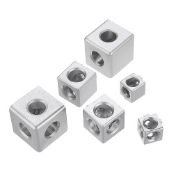 2/3 Hole Aluminum Angle Connector Junction Corner Bracket 2020/3030/4040 Series Aluminum Extrusion CNC Parts 2/3 Hole Aluminum Angle Connector Junction Corner Bracket 2020/3030/4040 Series Aluminum Extrusion CNC Parts