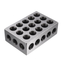 2pcs 25x50x75mm Blocks 23 Holes Parallel Clamping Block Lathe Tools Precision 0.005mm 2pcs 25x50x75mm Blocks 23 Holes Parallel Clamping Block Lathe Tools Precision 0.005mm