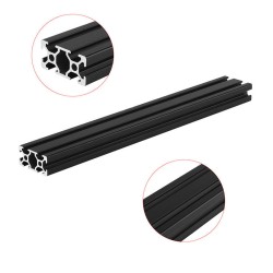 300mm Length Black Anodized 2040 T-Slot Aluminum Profiles Extrusion Frame For CNC 300mm Length Black Anodized 2040 T-Slot Aluminum Profiles Extrusion Frame For CNC