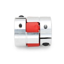 6.35mm Aluminum Coupler Coupler Connector OD25mm x L30mm CNC Stepper Motor Shaft Coupling 6.35mm Aluminum Coupler Coupler Connector OD25mm x L30mm CNC Stepper Motor Shaft Coupling