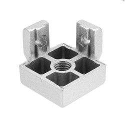Aluminum Profile Fixed Bracket Foot Connector with Nut and Screw for 4040 Aluminum Profile