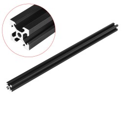 Black 2020 V-Slot Aluminum Profile Extrusion Frame for CNC Laser Engraving Machine Black 2020 V-Slot Aluminum Profile Extrusion Frame for CNC Laser Engraving Machine