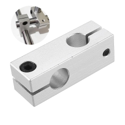 Cross Connector Fixing Block Vertical Retaining Clip Optical Axis Holder for Linear Rail CNC Parts Cross Connector Fixing Block Vertical Retaining Clip Optical Axis Holder for Linear Rail CNC Parts