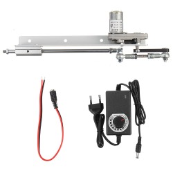 DC 24V 45/100/120RPM Telescopic Linear Actuator Adjustable Reciprocating Telescopic Gear Motor with 2-8/3-15CM Speed Controller Stroke DC 24V 45/100/120RPM Telescopic Linear Actuator Adjustable Reciprocating Telescopic Gear Motor with 2-8/3-15CM Speed Controller Stroke