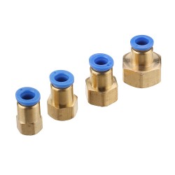 Pneumatic Connector PCF Female Thread Straight Quick Hose Joint Fittings 8-01/02/03/04 Pneumatic Connector PCF Female Thread Straight Quick Hose Joint Fittings 8-01/02/03/04