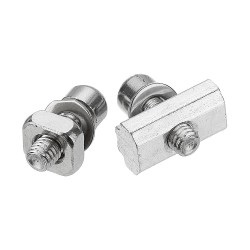 Square or Block Slot Screw Nut set for 1560/1590 Aluminum Extrusions Square or Block Slot Screw Nut set for 1560/1590 Aluminum Extrusions