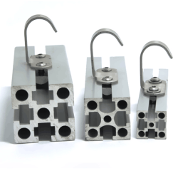 Stainless Steel Hook Industrial Aluminum Fittings Connector for 20 30 Aluminum Extrusions Profiles Stainless Steel Hook Industrial Aluminum Fittings Connector for 20 30 Aluminum Extrusions Profiles