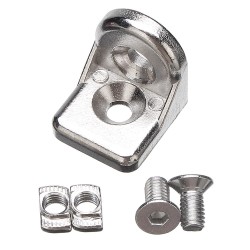 Steering Angle Connectors T-Type Nut and Bolt for 2020 Aluminum Extrusions Profiles Steering Angle Connectors T-Type Nut and Bolt for 2020 Aluminum Extrusions Profiles