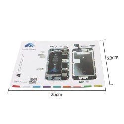 Magnetic Project Mat Screw Keeper Chart Map Professional Guide Pad Repair Tools for iPhone 6s/6s Plus Magnetic Project Mat Screw Keeper Chart Map Professional Guide Pad Repair Tools for iPhone 6s/6s Plus