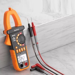 MK06 AC/DC Digital Clamp Meter T-RMS 4000 Counts Auto AC DC Current Voltage Resistance Capacitance Frequency Multimeter MK06 AC/DC Digital Clamp Meter T-RMS 4000 Counts Auto AC DC Current Voltage Resistance Capacitance Frequency Multimeter