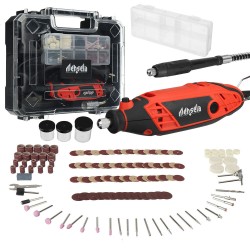 RT-W1 130W Rotary Tool Kit Electric Drill Mini Grinder Variable Speed with 200pcs Accessories Flex Shaft Carrying Case for Grinding Cutting Wood RT-W1 130W Rotary Tool Kit Electric Drill Mini Grinder Variable Speed with 200pcs Accessories Flex Shaft Carrying Case for Grinding Cutting Wood