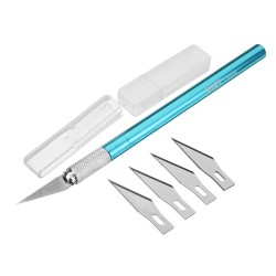 Metal Handle Hobby Cutter Craft with 6pcs Blade Cutting Tool Metal Handle Hobby Cutter Craft with 6pcs Blade Cutting Tool