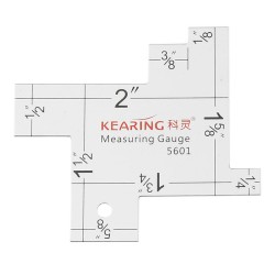Metal Somometer Sewing Measuring Gauge Quilting Rulers for Sewing Crafts Metal Somometer Sewing Measuring Gauge Quilting Rulers for Sewing Crafts