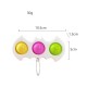 Mini Bat Sensory Fidget Relaxation Stress Relief Anti-Anxiety Autism Hand EDC Gadget for Kids Teen Adult Push Pop Bubble Keychain