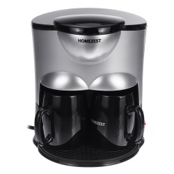 Mini Coffee Maker Ceramic Double Cup Automatic Home Small American Coffee Machine Mini Coffee Maker Ceramic Double Cup Automatic Home Small American Coffee Machine