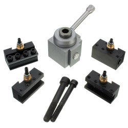 Mini Quick Change Tool Post Holder Kit Set Aluminum Alloy Tool Post Lathe Tools Mini Quick Change Tool Post Holder Kit Set Aluminum Alloy Tool Post Lathe Tools