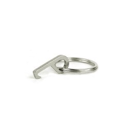 Mini Stainless Steel Hook Bottle Opener EDC Gadget with Key Ring Mini Stainless Steel Hook Bottle Opener EDC Gadget with Key Ring
