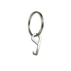 Mini Stainless Steel Hook Bottle Opener EDC Gadget with Key Ring Mini Stainless Steel Hook Bottle Opener EDC Gadget with Key Ring