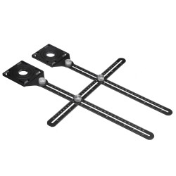 Multi Angle Adjustable Position Ruler Measuring Template Tool Drill Hole Locator Multi Angle Adjustable Position Ruler Measuring Template Tool Drill Hole Locator
