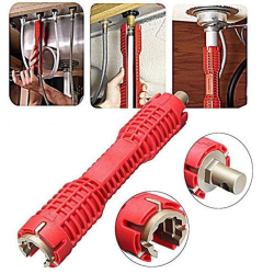 Multifunction AntiSlip Faucet Sink Installer Water Pipe Socket Wrench Spanner Bathroom Installation And Repair Tool Multifunction AntiSlip Faucet Sink Installer Water Pipe Socket Wrench Spanner Bathroom Installation And Repair Tool