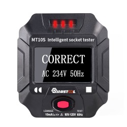 MT10S/MT10E Socket Outlet Tester Intelligent Detection Display Voltage Frequency RCD Tester MT10S/MT10E Socket Outlet Tester Intelligent Detection Display Voltage Frequency RCD Tester