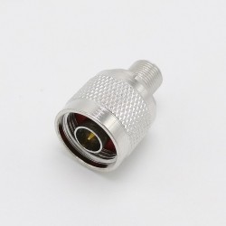 N-Type to F Connector N Male Plug to F Female Jack RF Coaxial Adapter Connector for Satellite Receiver Signal Amplifier N-Type to F Connector N Male Plug to F Female Jack RF Coaxial Adapter Connector for Satellite Receiver Signal Amplifier