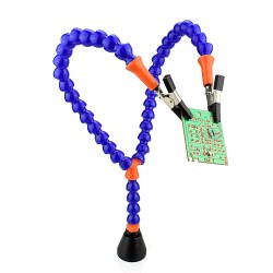 Soldering Iron Holder Soldering Station for PCB Fixture Helping Hands with Y-connector Magnet base Repair welding Tool Soldering Iron Holder Soldering Station for PCB Fixture Helping Hands with Y-connector Magnet base Repair welding Tool