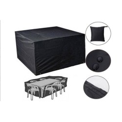 Outdoor Patio Furniture Cover Rectangular Garden Rattan Table Cover Waterproof Cover Outdoor Patio Furniture Cover Rectangular Garden Rattan Table Cover Waterproof Cover