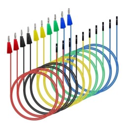 P1530 10PCS Dupont Female Head Jumper Wire to 4mm Stackable Banana Plug for Breadboard PCB DIY Kit P1530 10PCS Dupont Female Head Jumper Wire to 4mm Stackable Banana Plug for Breadboard PCB DIY Kit