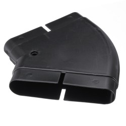 PVC Ventilation System Environmental Protection 45° Flat Bent Connector PVC Tube 132x30mm PVC Ventilation System Environmental Protection 45° Flat Bent Connector PVC Tube 132x30mm