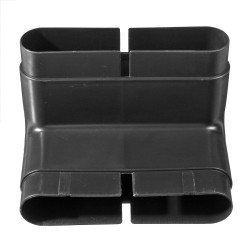 PVC Ventilation System Environmental Protection 90° Bent PVC Tube Connector 132x30mm PVC Ventilation System Environmental Protection 90° Bent PVC Tube Connector 132x30mm