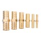 Adapter Brass Barb Straight 2 Way Pipes Fitting 6-19mm Pneumatic Component Hose Quick Coupler