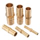 Adapter Brass Barb Straight 2 Way Pipes Fitting 6-19mm Pneumatic Component Hose Quick Coupler