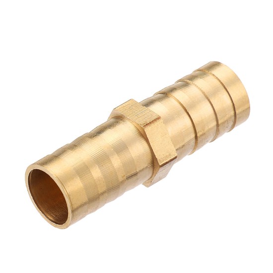 Adapter Brass Barb Straight 2 Way Pipes Fitting 6-19mm Pneumatic Component Hose Quick Coupler