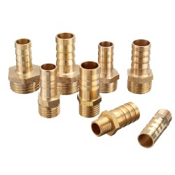 Adapter PC10/12 - 01-04 Male Thread Copper Pneumatic Component Air Hose Quick Coupler Plug Adapter PC10/12 - 01-04 Male Thread Copper Pneumatic Component Air Hose Quick Coupler Plug