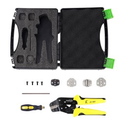 JX-D5 Multifunctional Ratchet Crimping Tool Wire Strippers Terminals Pliers Kit JX-D5 Multifunctional Ratchet Crimping Tool Wire Strippers Terminals Pliers Kit