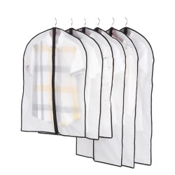 Plastic Clothing Covers Clear Dust-proof Cloth Cover Suit Dress Clothes Bag Storage Protector Plastic Clothing Covers Clear Dust-proof Cloth Cover Suit Dress Clothes Bag Storage Protector