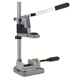 Plunge Power Drilling Stand Holder Bench Pillar Pedestal Clip + Drill Press Vise Plunge Power Drilling Stand Holder Bench Pillar Pedestal Clip + Drill Press Vise