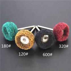 Polishers Buffers Abrasive 3mm Shank Scouring Pad Grinding Head Fits For Dremel Polishers Buffers Abrasive 3mm Shank Scouring Pad Grinding Head Fits For Dremel