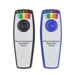Portable Electromagnetic Radiation Tester Field EMF Gauss Meter Ghost Hunting Tester with 5 LEDs Portable Electromagnetic Radiation Tester Field EMF Gauss Meter Ghost Hunting Tester with 5 LEDs
