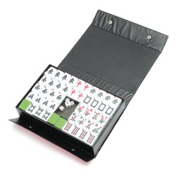 Portable Vintage Collection Chinese Mahjong Rare Game 144 Tiles Mah-Jong Set Portable Vintage Collection Chinese Mahjong Rare Game 144 Tiles Mah-Jong Set