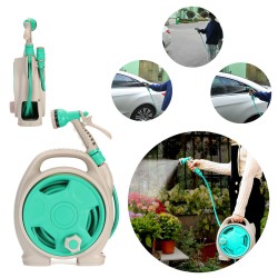 Portable Watering Irrigation Garden Water Spray Car Washing Hose Pipe Reel Portable Watering Irrigation Garden Water Spray Car Washing Hose Pipe Reel