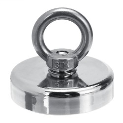 Pro 220LBS D48mm Round Neodymium Magnet Salvage Recovery Fishing Kit with 20M Rope Pro 220LBS D48mm Round Neodymium Magnet Salvage Recovery Fishing Kit with 20M Rope