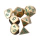 Pure Copper Polyhedral Dices Set Metal Role Playing Game Dice Gadget for Dungeons Dragon Games Gift