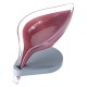 Quick-drying Soap Holder Sink Sponge Drain Box Disinfect Leaf Shape Suction Cup Soap Storage Drying Rack Shelf