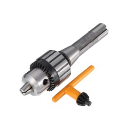 R8 B16 Heavy Duty Lathe Drill Chuck 13mm Capacity with R8 Shank Precision Integrated with Key Whrench R8 B16 Heavy Duty Lathe Drill Chuck 13mm Capacity with R8 Shank Precision Integrated with Key Whrench