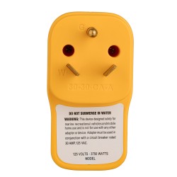 RV Surge Protector 30 Amp Male to 30 Amp Female Adapter Circuit Analyzer with LED Indicator Light for RV Trailer RV Surge Protector 30 Amp Male to 30 Amp Female Adapter Circuit Analyzer with LED Indicator Light for RV Trailer
