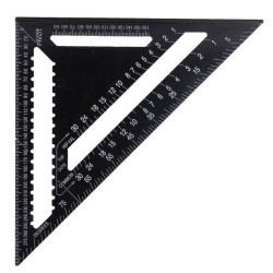 AR01 43X30X30cm Metric Aluminum Alloy Triangle Ruler Black Triangular Ruler AR01 43X30X30cm Metric Aluminum Alloy Triangle Ruler Black Triangular Ruler
