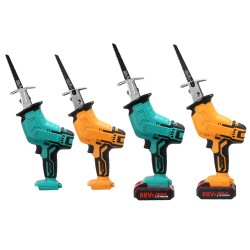 Rechargeable Cordless Reciprocating Saw Handheld Woodorking Wood Cutter W/ None/1/2 Battery & 4PCS Saw Blades Electric Saw Kit Fit Battery Rechargeable Cordless Reciprocating Saw Handheld Woodorking Wood Cutter W/ None/1/2 Battery & 4PCS Saw Blades Electric Saw Kit Fit Battery
